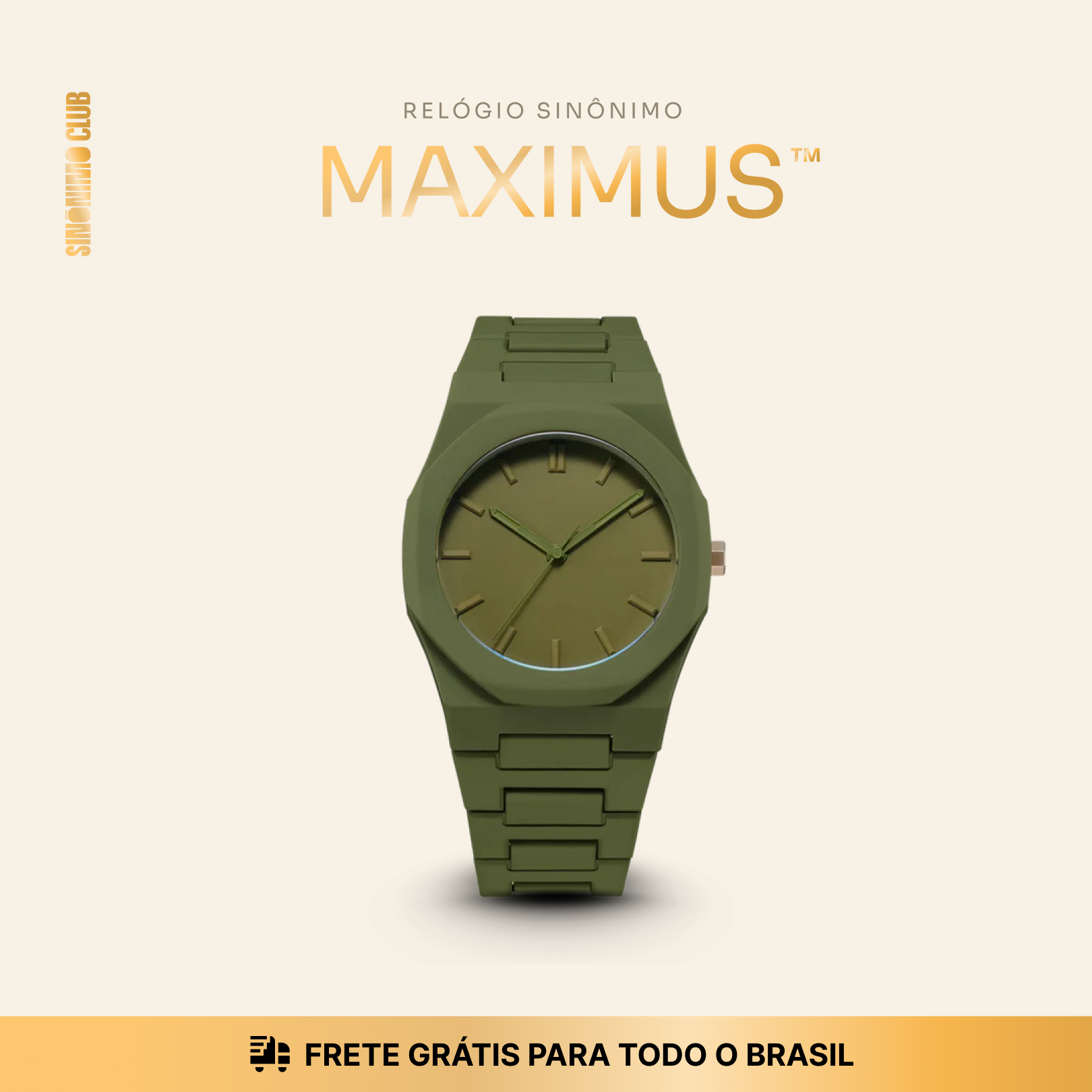 Relógio Sinonimo Maximus™ [PAGUE 1 & LEVE 2]