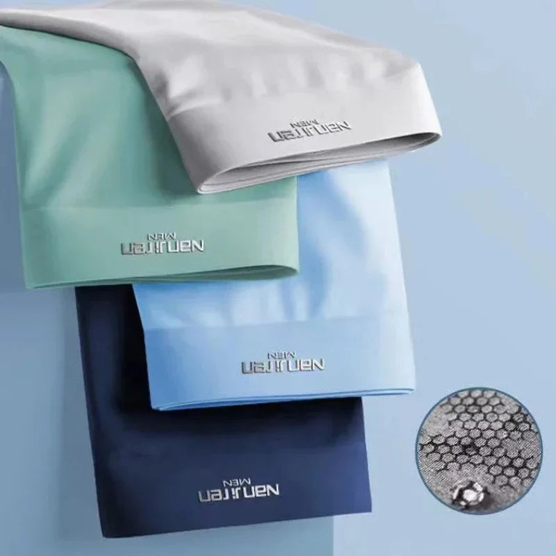 Kit Cuecas Premium - Seda Gelo (4 Uni.)