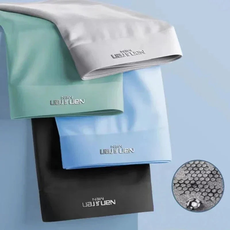 Kit Cuecas Premium - Seda Gelo (4 Uni.)